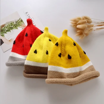 Lovely Baby Knit Hat Fruit Hat Children Watermelon Hat Autumn And Winter Cute Warm Hand-knitted Cap Headgear Photo Props
Lovely Baby Knit Hat Fruit Hat Children Watermelon Hat Autumn And Winter Cute Warm Hand-knitted Cap Headgear Photo Props