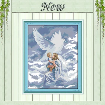 Jesus and angel baby painting Counted print on canvas DMC 14CT 11CT Cross Stitch Needlework kit Embroidery Set,Crafts home Decor
Jesus and angel baby painting Counted print on canvas DMC 14CT 11CT Cross Stitch Needlework kit Embroidery Set,Crafts home Decor