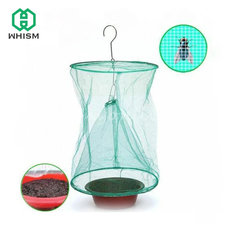 WHISM Fly Flies Kill Pest Control Reusable Hanging Fly Catcher Killer Flytrap Zapper Cage Net Trap Garden Supplies Killer-Flies
WHISM Fly Flies Kill Pest Control Reusable Hanging Fly Catcher Killer Flytrap Zapper Cage Net Trap Garden Supplies Killer-Flies