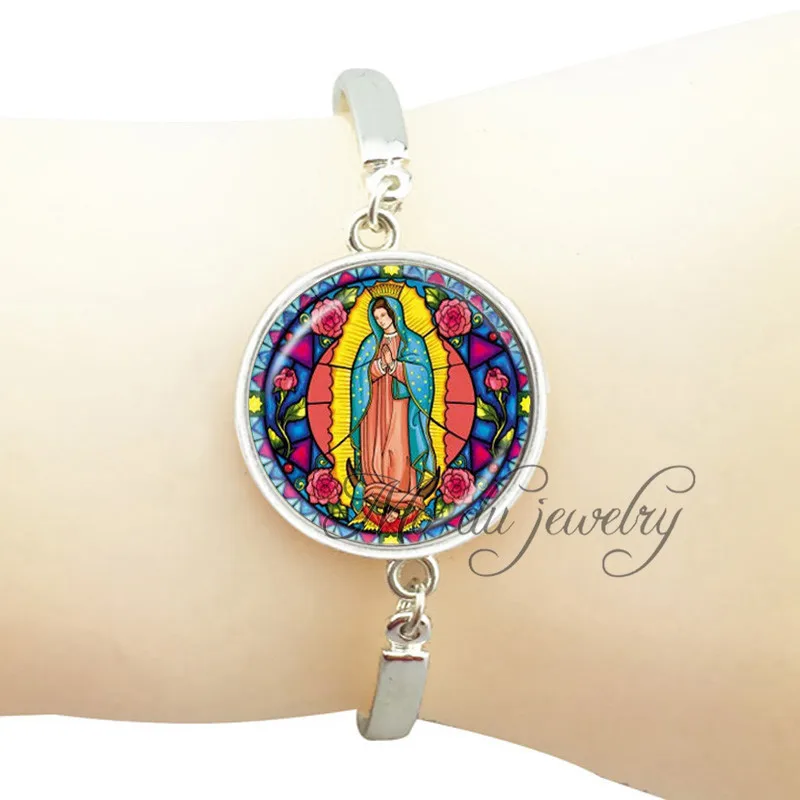 Drop Shipping Our Lady of Guadalupe bracelet bangle silver plated Virgin Mary bracelet religious catholic jewelry photo bangles
Drop Shipping Our Lady of Guadalupe bracelet bangle silver plated Virgin Mary bracelet religious catholic jewelry photo bangles