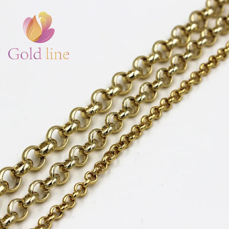 3mmx 2mm Metal Cross Chain Jewellery Chain Silver,Gold,Bronze,Black,Rose Gold