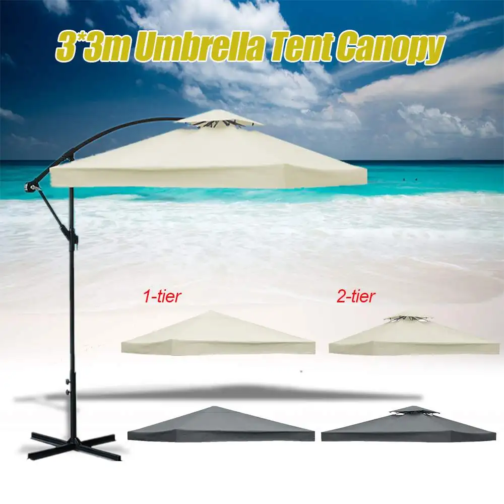 3x3m Umbrella Canopy Rain Cover Anti-UV Waterproof Dust Polyester Canopy Sunblock Outdoor Garden Patio Parasol Sun Shelters
3x3m Umbrella Canopy Rain Cover Anti-UV Waterproof Dust Polyester Canopy Sunblock Outdoor Garden Patio Parasol Sun Shelters