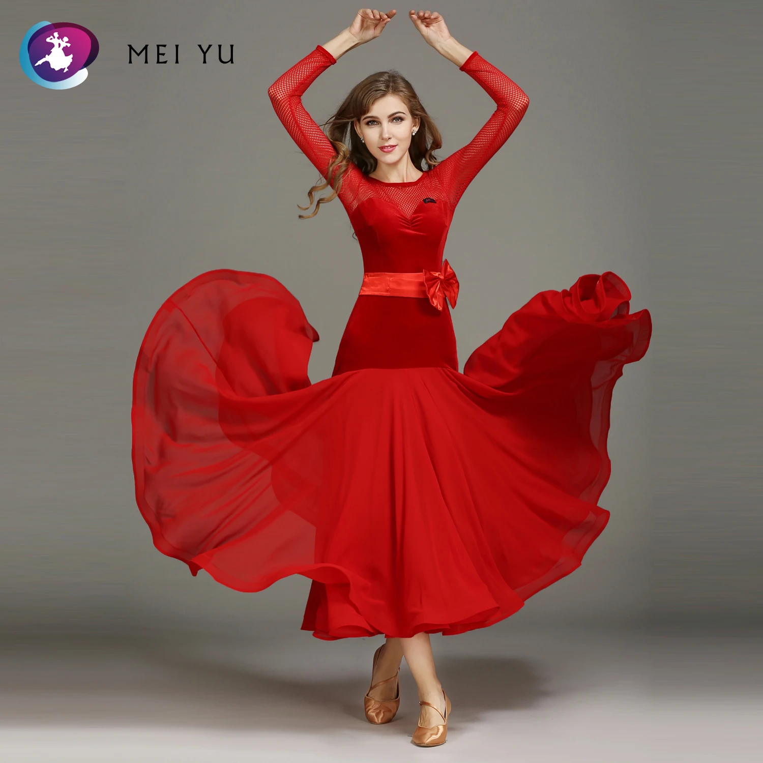 MEI YU MY752 Modern Dance Costume Women Lady Adult Waltzing Tango Bow Dancing Dress Ballroom Costume Evening Party Dress
MEI YU MY752 Modern Dance Costume Women Lady Adult Waltzing Tango Bow Dancing Dress Ballroom Costume Evening Party Dress