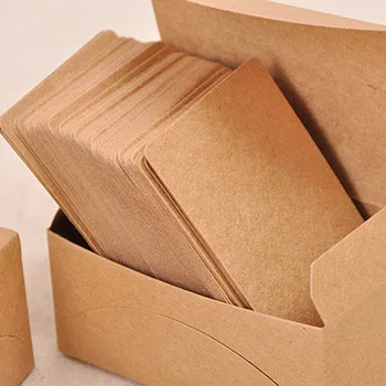 100pcs Retro Boxed Kraft Box Blank Message Card Word Card Thick Card Paper Round 100 Into
100pcs Retro Boxed Kraft Box Blank Message Card Word Card Thick Card Paper Round 100 Into