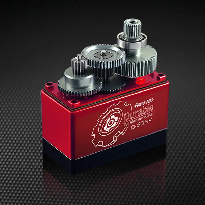 Power HD D-30HV robotics servo 6.0-8.4V large torque 3KG Digital High Voltage Titanium metal gear for RC crawler cars robots
Power HD D-30HV robotics servo 6.0-8.4V large torque 3KG Digital High Voltage Titanium metal gear for RC crawler cars robots