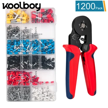 Multifunctional Wire Stripper crimping plier tool +1200 insulated crimp connectors kit DIY projects electrician Repair tool set
Multifunctional Wire Stripper crimping plier tool +1200 insulated crimp connectors kit DIY projects electrician Repair tool set
