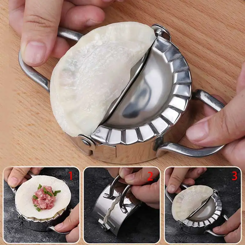304 Stainless Steel Pastry Dumpling Maker Tools Wraper Dough Cutter Pie Ravioli Dumpling Mould Kitchen Accessories
304 Stainless Steel Pastry Dumpling Maker Tools Wraper Dough Cutter Pie Ravioli Dumpling Mould Kitchen Accessories