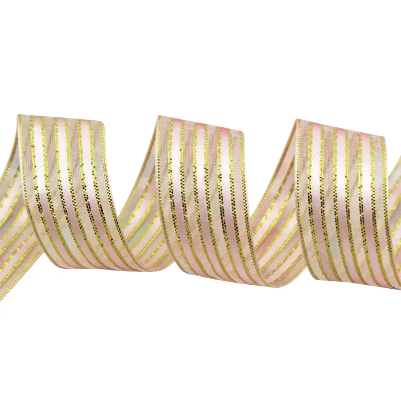 3/4'' (20mm) pink golden edge stripe ribbons high quality gift packaging wedding shiny ribbons
3/4'' (20mm) pink golden edge stripe ribbons high quality gift packaging wedding shiny ribbons