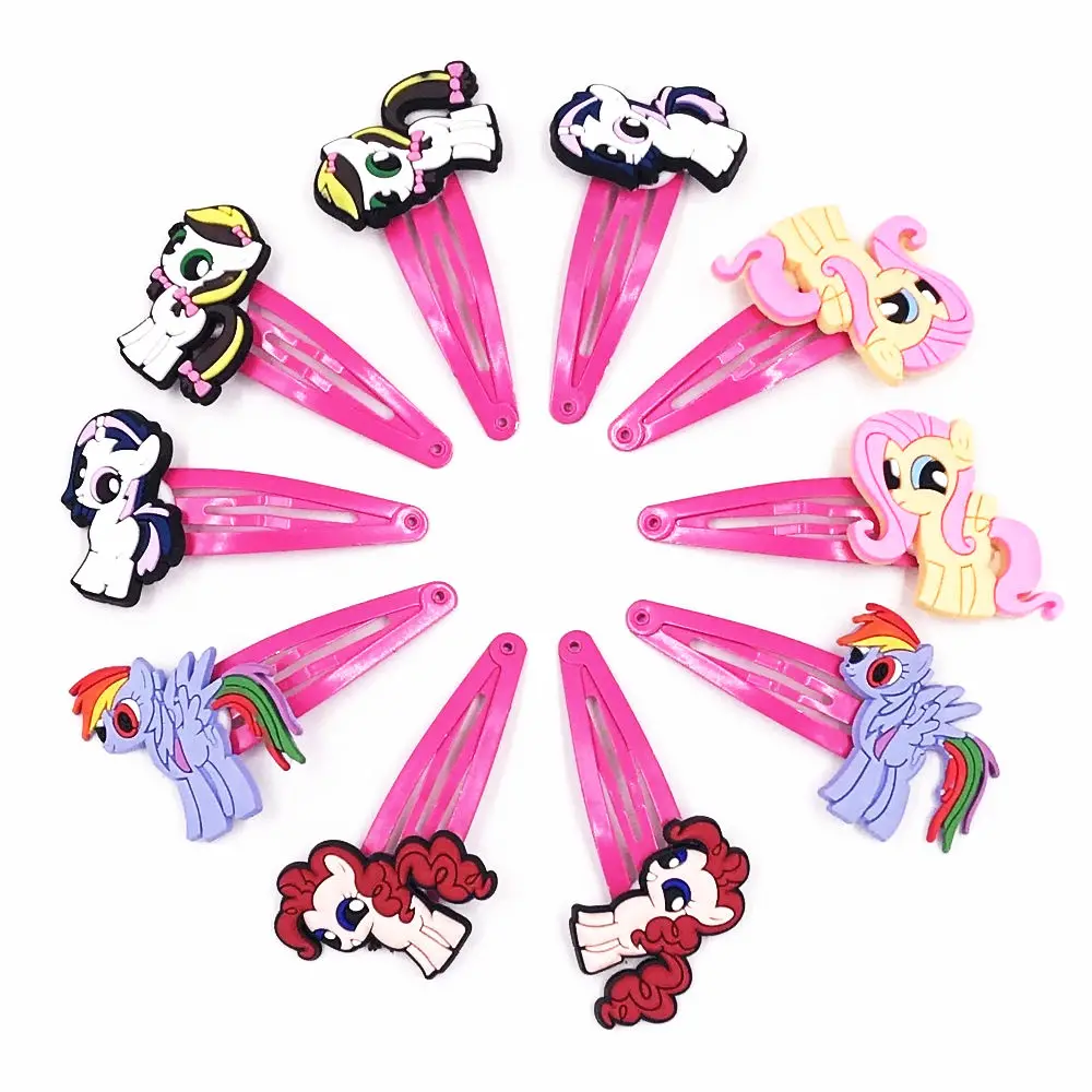 10PCS My little Horse Poni Children Character MV Hairstyle Hairpins Hair clips Headwear Barrette for Girls BB Hair Accessories
10PCS My little Horse Poni Children Character MV Hairstyle Hairpins Hair clips Headwear Barrette for Girls BB Hair Accessories