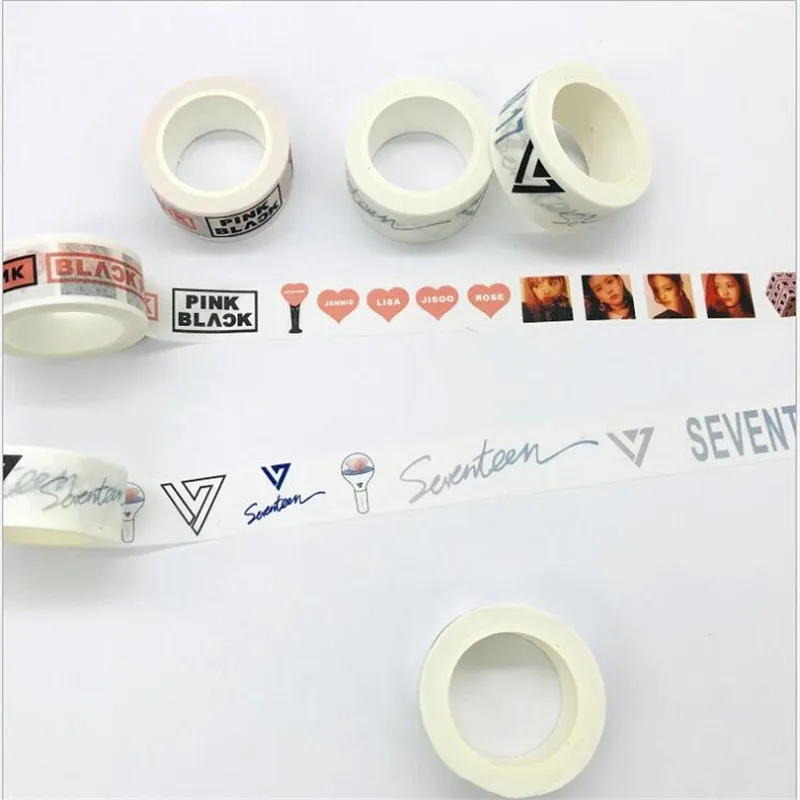 KPOP SEVENTEEN17 BLACKPINK Tape Paper Maksing DIY Stickers Scrapbooking Diary Paper Stickers Keychains N181
KPOP SEVENTEEN17 BLACKPINK Tape Paper Maksing DIY Stickers Scrapbooking Diary Paper Stickers Keychains N181