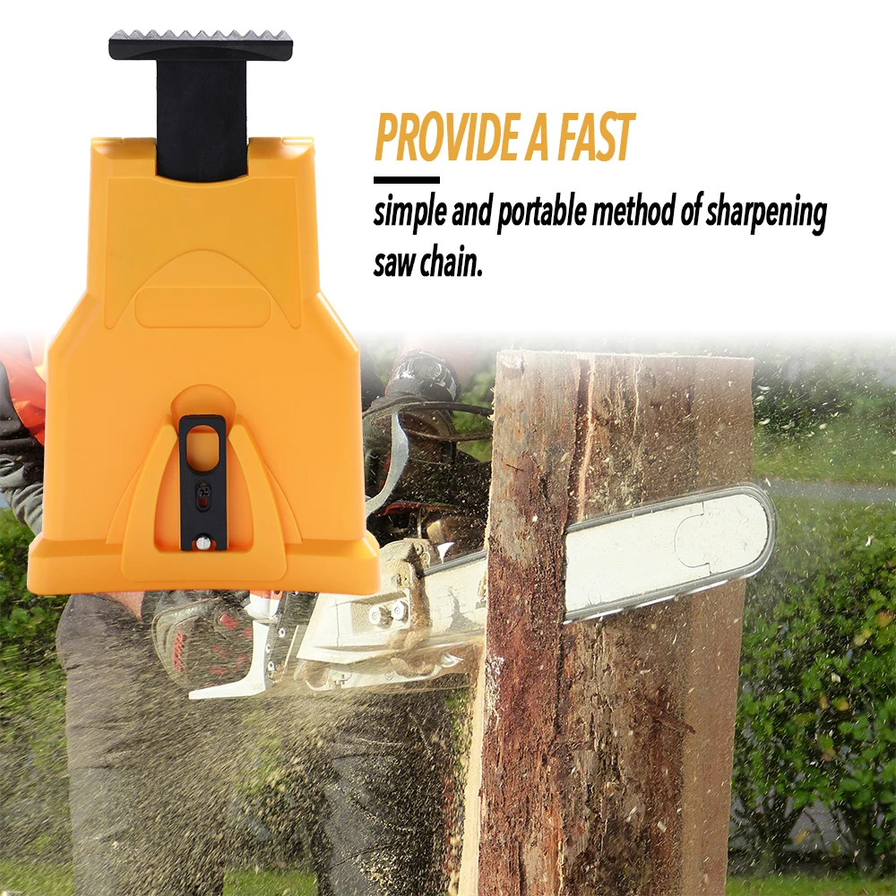 Portable Chain saw Teeth Sharpener Sharpens Durable Easy Power Sharp Bar-Mount Fast Grinding Chainsaw Chain Sharpener Tool
Portable Chain saw Teeth Sharpener Sharpens Durable Easy Power Sharp Bar-Mount Fast Grinding Chainsaw Chain Sharpener Tool