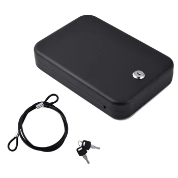 Strong Steel Key Operated Security Money Cash Jewelry Safe Box Home Office Storage Case
Strong Steel Key Operated Security Money Cash Jewelry Safe Box Home Office Storage Case