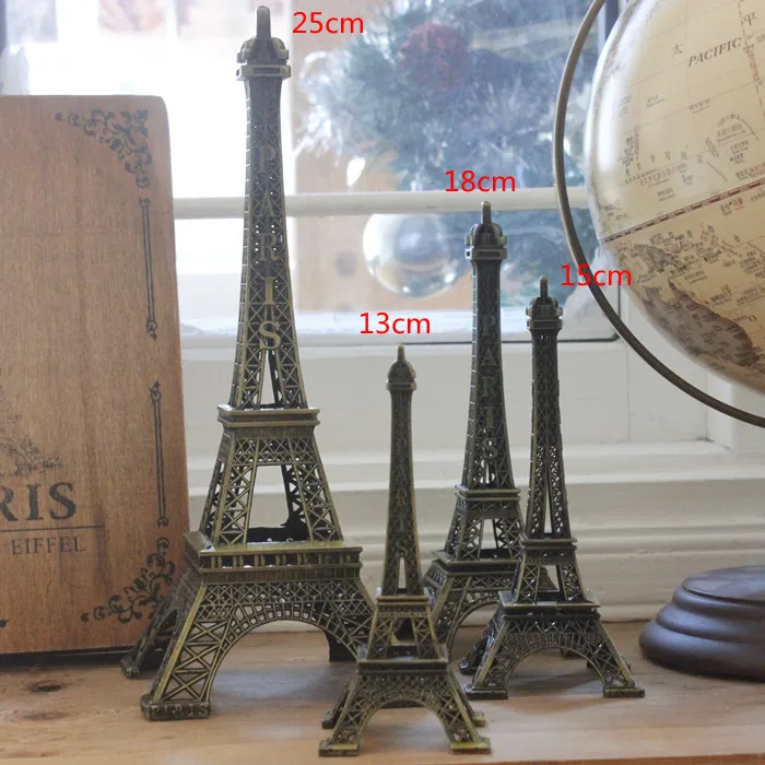 Vintage Bronze Tone Paris Eiffel Tower Figurine Statue Vintage Alloy Model Decor Home Furnishing Household Desktop Decro 8-62 cm
Vintage Bronze Tone Paris Eiffel Tower Figurine Statue Vintage Alloy Model Decor Home Furnishing Household Desktop Decro 8-62 cm