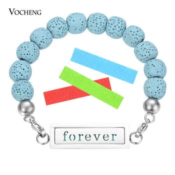 10pcs/lot Aroma 316L Stainless Steel Lava Stone Elastic Bracelet for Essential Oil Diffuse Locket With Oil Pads VA-1004*10
10pcs/lot Aroma 316L Stainless Steel Lava Stone Elastic Bracelet for Essential Oil Diffuse Locket With Oil Pads VA-1004*10