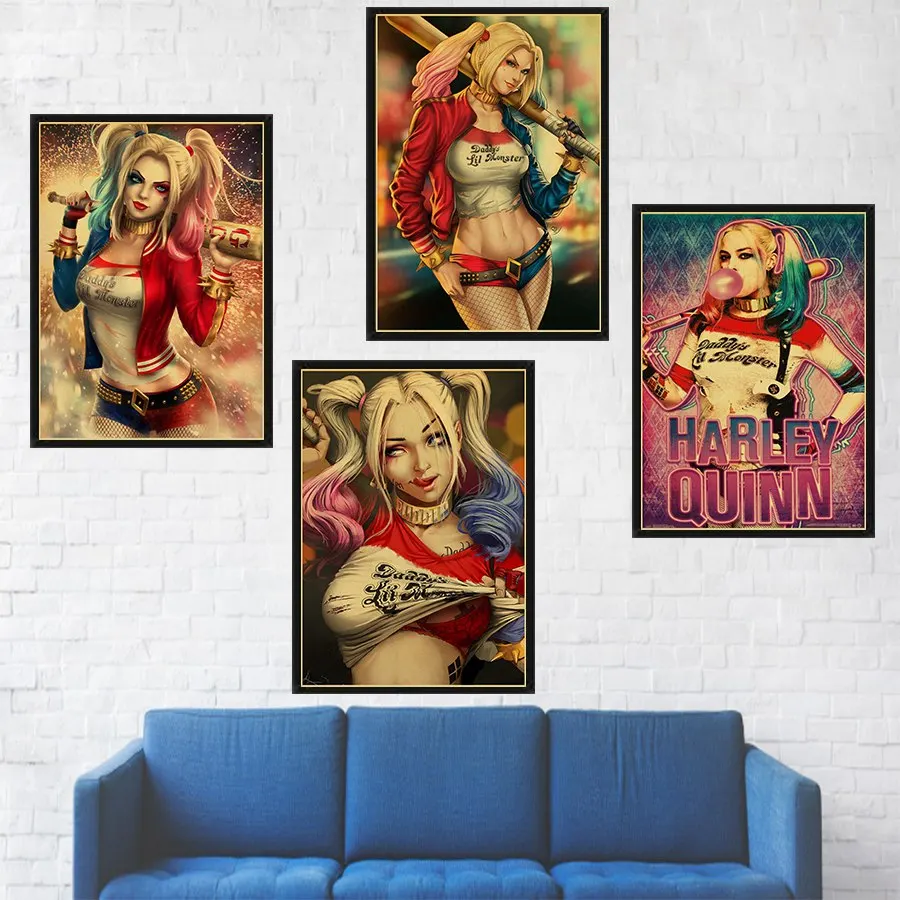 Suicide Squad Harley Quinn Superheroes Poster For Home Decoration kraft paper Print painting wall art Poster
Suicide Squad Harley Quinn Superheroes Poster For Home Decoration kraft paper Print painting wall art Poster