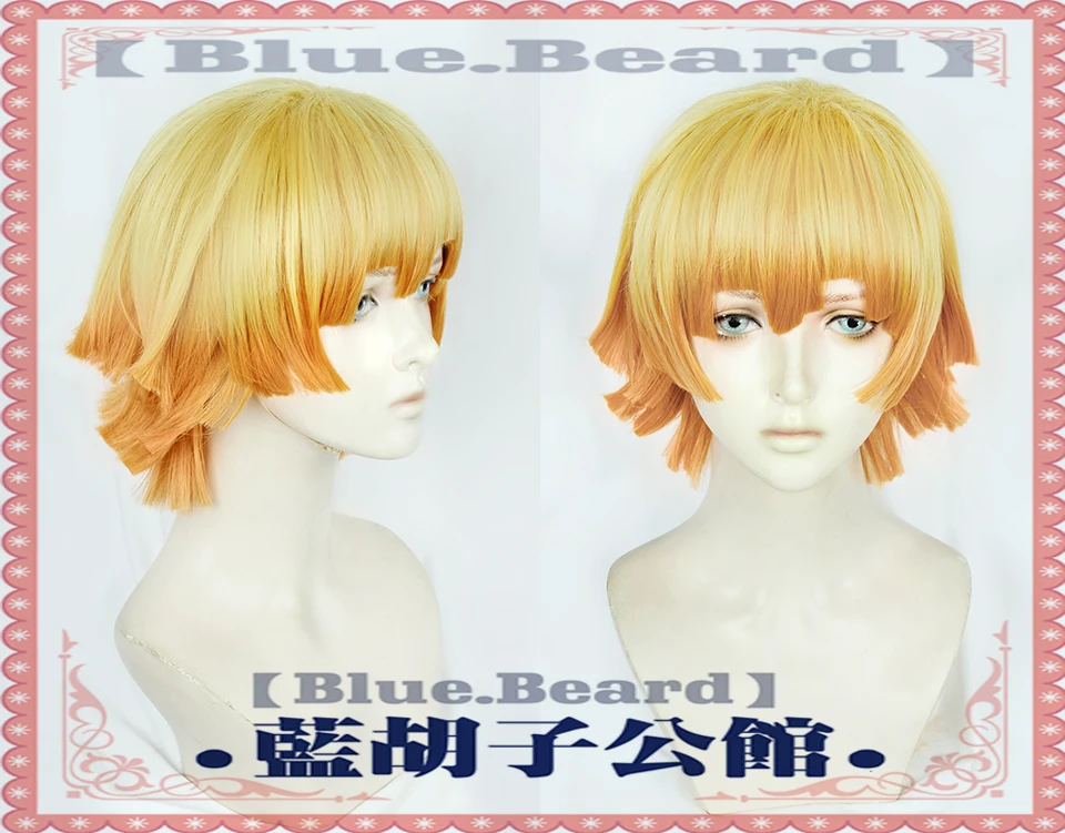 Blade of Demon Slayer Kimetsu no Yaiba Agatsuma Zenitsu Orange Wig Synthetic Hair for Adult Halloween
Blade of Demon Slayer Kimetsu no Yaiba Agatsuma Zenitsu Orange Wig Synthetic Hair for Adult Halloween