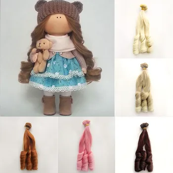 Doll Wigs 1pieces 20cm*100cm Natural/Rainbow/Gradient Color Curly Hair Extensions for All Dolls DIY Doll Hairs Doll Accessories
Doll Wigs 1pieces 20cm*100cm Natural/Rainbow/Gradient Color Curly Hair Extensions for All Dolls DIY Doll Hairs Doll Accessories