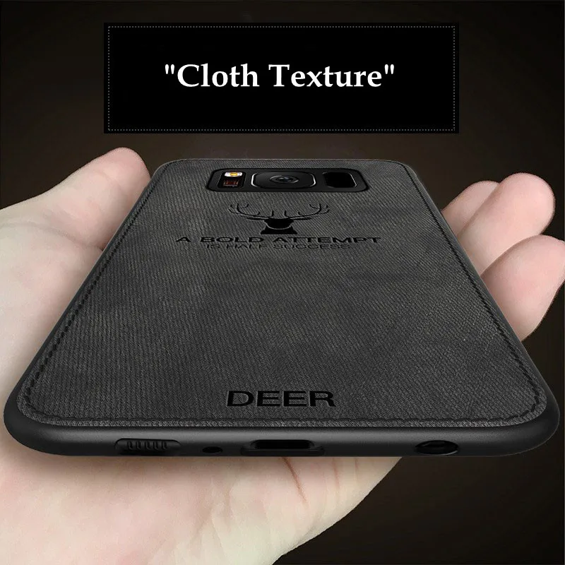 Luxury Cloth Texture Deer Pattern Phone Cases For Samsung Galaxy S8 S9 S10 Plus S10e S9plus Canvas Soft TPU Silicone Cover Case
Luxury Cloth Texture Deer Pattern Phone Cases For Samsung Galaxy S8 S9 S10 Plus S10e S9plus Canvas Soft TPU Silicone Cover Case