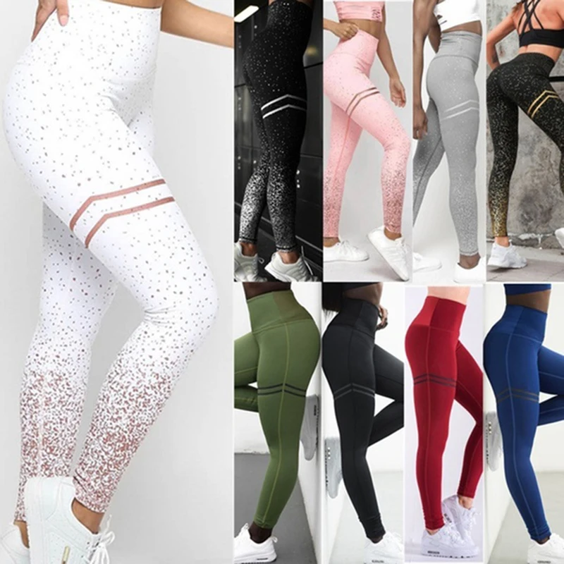 High Waist Yoga Pants Hot Stamping Print Leggings Fitness Sport Tummy Control Workout Running High Waisted Gym Leggings Women
High Waist Yoga Pants Hot Stamping Print Leggings Fitness Sport Tummy Control Workout Running High Waisted Gym Leggings Women