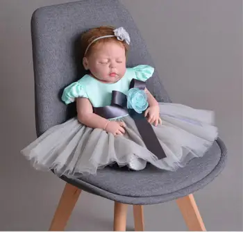 2PCs per Set Baby Girl Grey Green Princess Party Dress Flower Tutu Dress Grey Flower Headband 0-24Months
2PCs per Set Baby Girl Grey Green Princess Party Dress Flower Tutu Dress Grey Flower Headband 0-24Months
