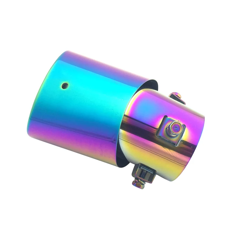 1pcs Full Color Universal Stainless Steel Car Auto Escape Stainless Steel Tip Tail Cap Tube Silencer 
1pcs Full Color Universal Stainless Steel Car Auto Escape Stainless Steel Tip Tail Cap Tube Silencer