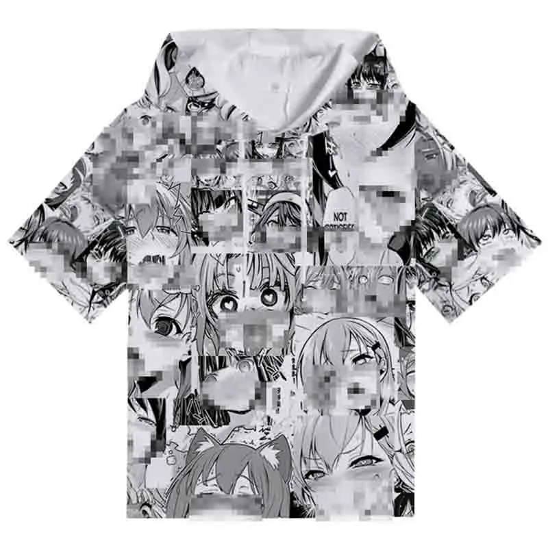 Ahegao Print With Hooded T Shirt Men/Women Plus Size Harajuku Many Face Shy Girl of Sexy Tee Tops Shirts Summer Cute Clothing
Ahegao Print With Hooded T Shirt Men/Women Plus Size Harajuku Many Face Shy Girl of Sexy Tee Tops Shirts Summer Cute Clothing