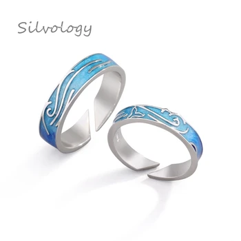 Silvology 925 Sterling Silver Original Deep Sea Have Fish Open Rings Romantic Creative Chic Female fine Jewelry festival gift
Silvology 925 Sterling Silver Original Deep Sea Have Fish Open Rings Romantic Creative Chic Female fine Jewelry festival gift