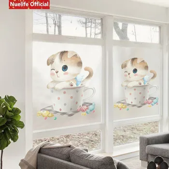 Custom size Cartoon cup in cat pattern electrostatic frosted glass film kids room kindergarten sunscreen opaque PV window film
Custom size Cartoon cup in cat pattern electrostatic frosted glass film kids room kindergarten sunscreen opaque PV window film
