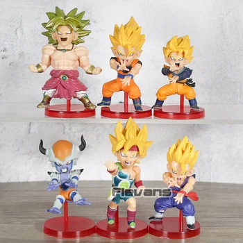 Dragon Ball Z Super Saiyan Broly Son Goku Gohan Goten Freeza Barduck Mini PVC Figures Toys Collection 6pcs/set
Dragon Ball Z Super Saiyan Broly Son Goku Gohan Goten Freeza Barduck Mini PVC Figures Toys Collection 6pcs/set