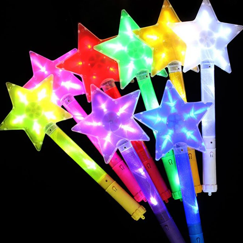 party Supplies Glow Sticks luminous cartoon Magic Star Wand led toys Flashing Star glow stick rave wedding decoration
party Supplies Glow Sticks luminous cartoon Magic Star Wand led toys Flashing Star glow stick rave wedding decoration