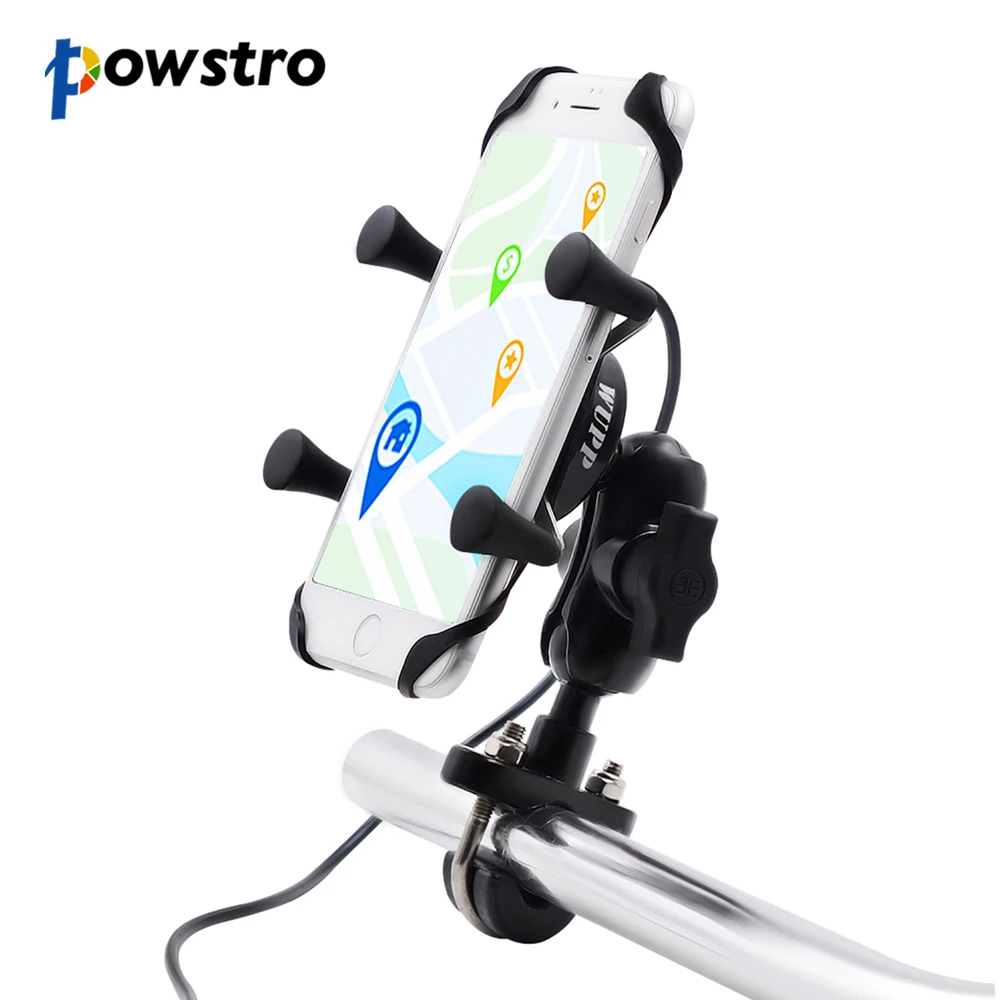 Powstro 2 In 1 Motorcycle Car Phone Holder Stand USB Chargeable 360 Motorbike Rotating Phone Stand For iphone 7 8plus X XS
Powstro 2 In 1 Motorcycle Car Phone Holder Stand USB Chargeable 360 Motorbike Rotating Phone Stand For iphone 7 8plus X XS