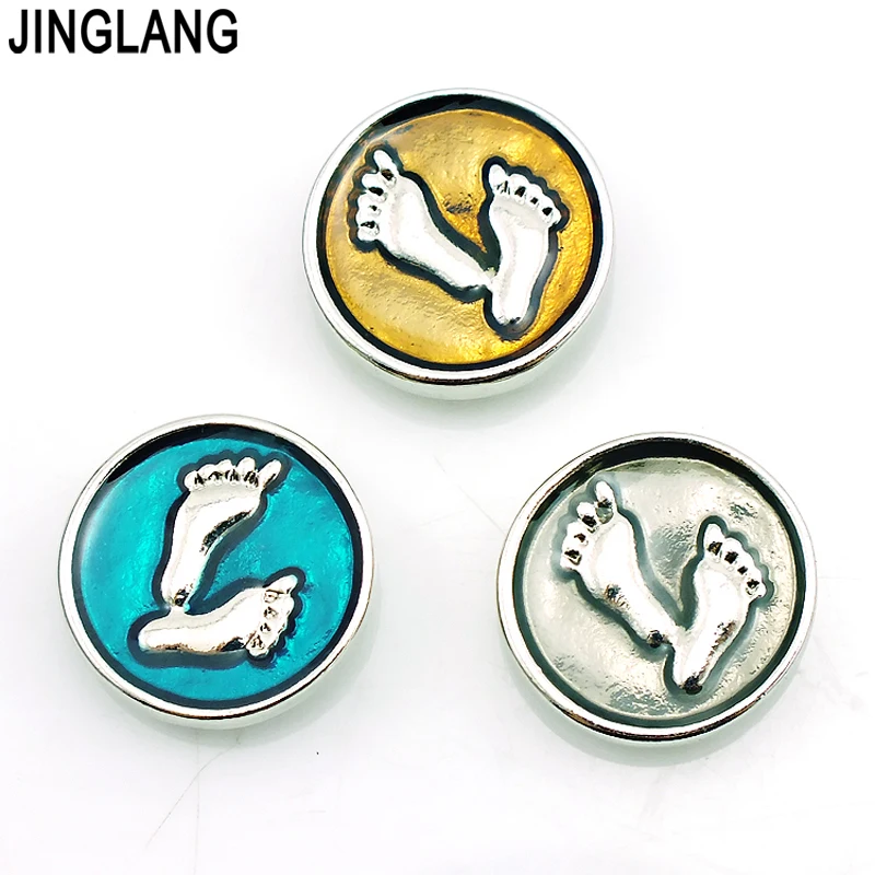 JINGLANG Fashion 3 Color Foot 18mm Snap Button Metal Clasp Button DIY Interchangeable Jewelry Accessories Free Shipping
JINGLANG Fashion 3 Color Foot 18mm Snap Button Metal Clasp Button DIY Interchangeable Jewelry Accessories Free Shipping