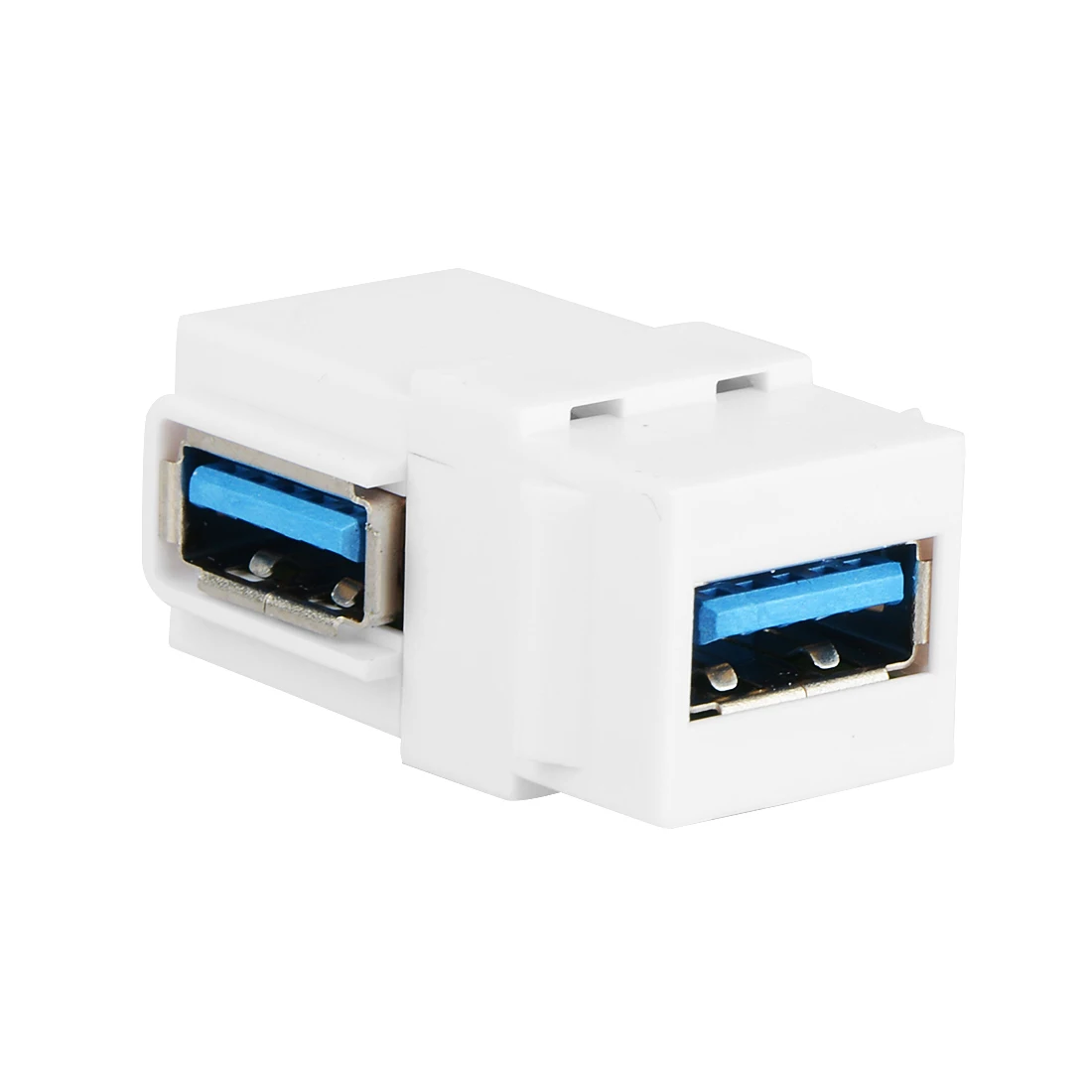 90 Degree USB 3.0 Keystone Jack Inserts Right Angle USB Cable Interface Coupler Female To Female Connector Extension
90 Degree USB 3.0 Keystone Jack Inserts Right Angle USB Cable Interface Coupler Female To Female Connector Extension