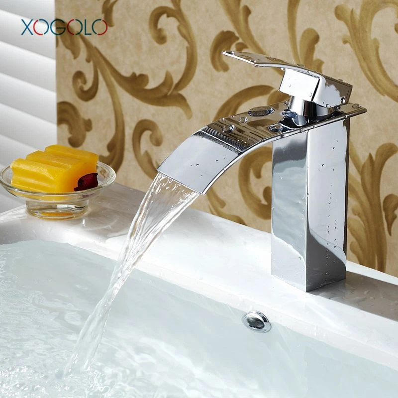 Xogolo Fashion Waterfall Faucet For Bathroom Brass Polished Chrome Basin Mixer Cold And Hot Single Handle Tap Faucet
Xogolo Fashion Waterfall Faucet For Bathroom Brass Polished Chrome Basin Mixer Cold And Hot Single Handle Tap Faucet