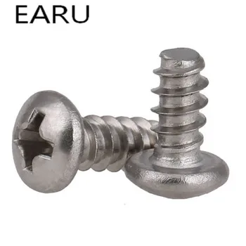 304 Stainless Steel Round Pan Head Flat Tail Self Tapping Phillips Wood Screws Bolt M2.6*6/8/10/12 Factory Online Wholesale
304 Stainless Steel Round Pan Head Flat Tail Self Tapping Phillips Wood Screws Bolt M2.6*6/8/10/12 Factory Online Wholesale
