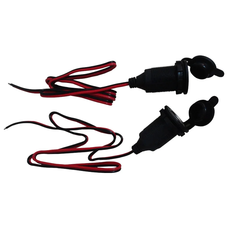 Cigare Lighter Socket Plug Extension Extend Wire Cable Length 1M Section Area 1 Square Milimeter 12V/24V With Lid Cover
Cigare Lighter Socket Plug Extension Extend Wire Cable Length 1M Section Area 1 Square Milimeter 12V/24V With Lid Cover