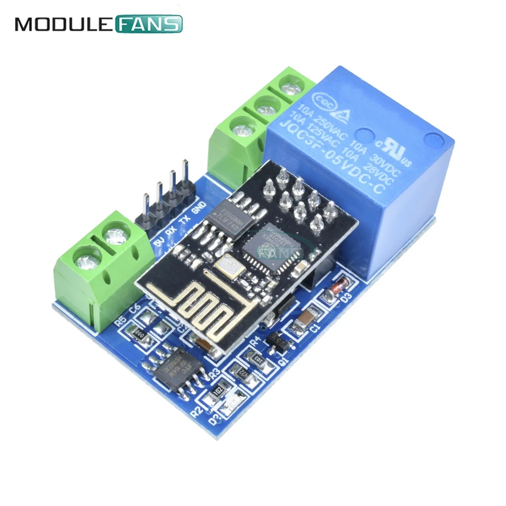ESP8266 ESP 01 сетевой Беспроводной Wi Fi релейный адаптер модуль Интернет вещей IOT APP