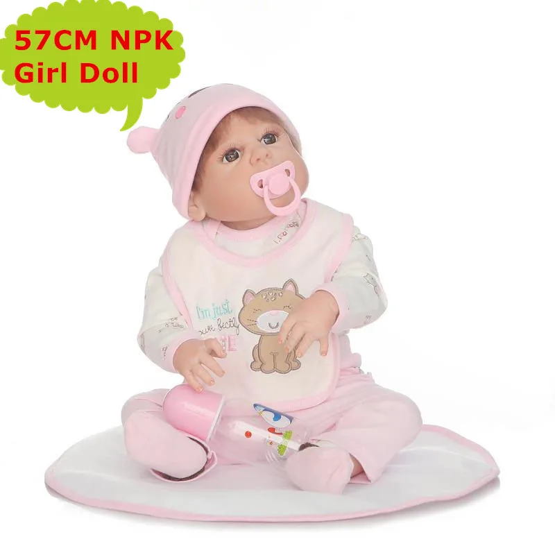 22Inch NPK Reborn Baby Girl Doll Realistic Bebe Reborn Menina De Silicone Boneca Children's Play House Toys Girls Birthday Gift
22Inch NPK Reborn Baby Girl Doll Realistic Bebe Reborn Menina De Silicone Boneca Children's Play House Toys Girls Birthday Gift