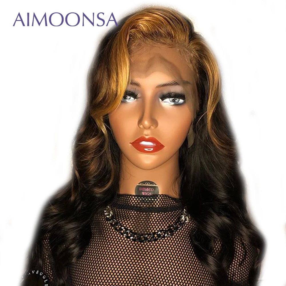 Bleaching And Dyeing Honey Blonde Lace Front Wigs Ombre Human Hair Wig 1B30 Colored Wig Body Wave Remy For Women Aimoonsa
Bleaching And Dyeing Honey Blonde Lace Front Wigs Ombre Human Hair Wig 1B30 Colored Wig Body Wave Remy For Women Aimoonsa