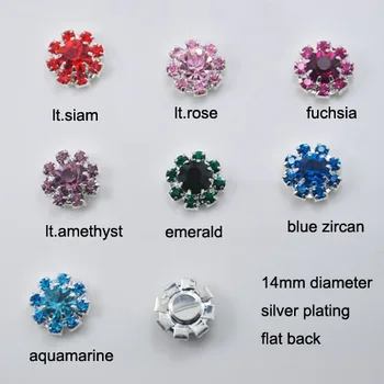 (M0179C--14mm rhinestone embellishment without loop,colorful crystals( rhinestones) ,silver plating
(M0179C--14mm rhinestone embellishment without loop,colorful crystals( rhinestones) ,silver plating