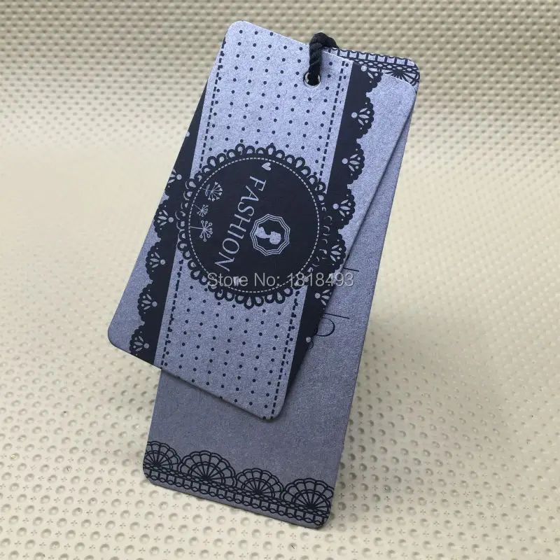 custom black matt laminated cardboard/ custom pattern printing tags/clothing kraft paper hang tag/garment tags printing
custom black matt laminated cardboard/ custom pattern printing tags/clothing kraft paper hang tag/garment tags printing