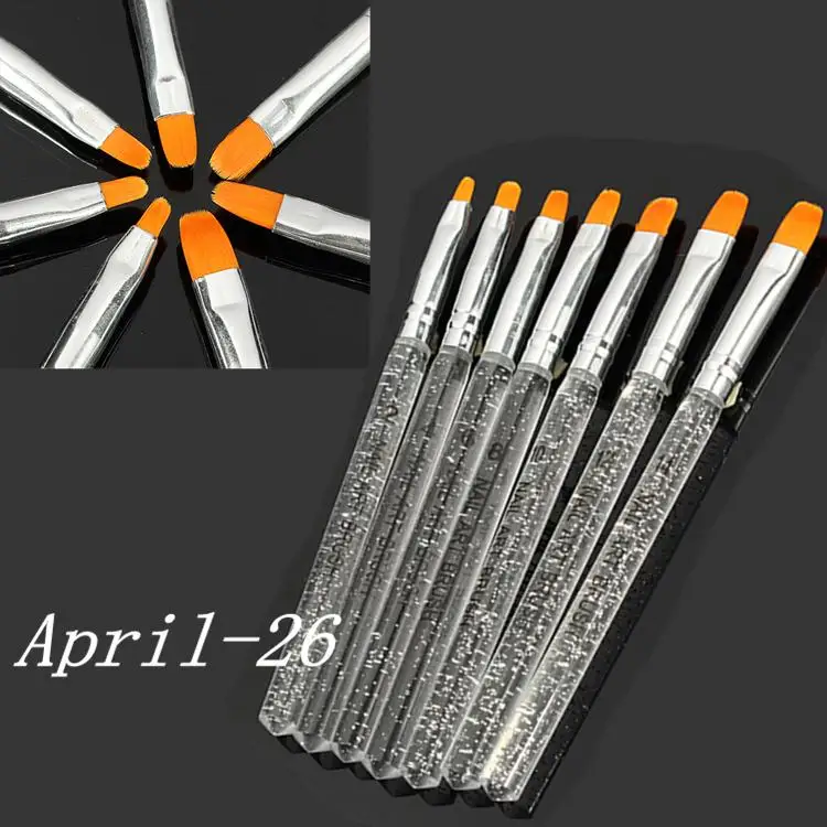 (Silver Color)7Pcs Professional Manicure UV Gel Brush Pen Transparent Acrylic Nail Art Painting Drawing Brush Phototherapy Tools
(Silver Color)7Pcs Professional Manicure UV Gel Brush Pen Transparent Acrylic Nail Art Painting Drawing Brush Phototherapy Tools