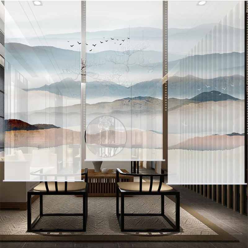 New Chinese semi-transparent roll-up curtain office balcony curtain bedroom partition curtain lift curtain
New Chinese semi-transparent roll-up curtain office balcony curtain bedroom partition curtain lift curtain