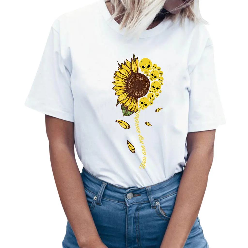 Women Plus Size Print Funny Sunflower Short Sleeved shirt Blouse Tops Short Sleeve Shirts Tops Blouse
Women Plus Size Print Funny Sunflower Short Sleeved shirt Blouse Tops Short Sleeve Shirts Tops Blouse