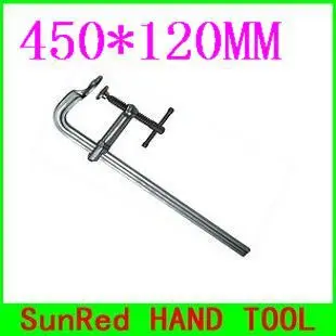 BESTIR taiwan made excellent quality 450*120MM F shape fixed clamp industry tool,NO.10719
BESTIR taiwan made excellent quality 450*120MM F shape fixed clamp industry tool,NO.10719