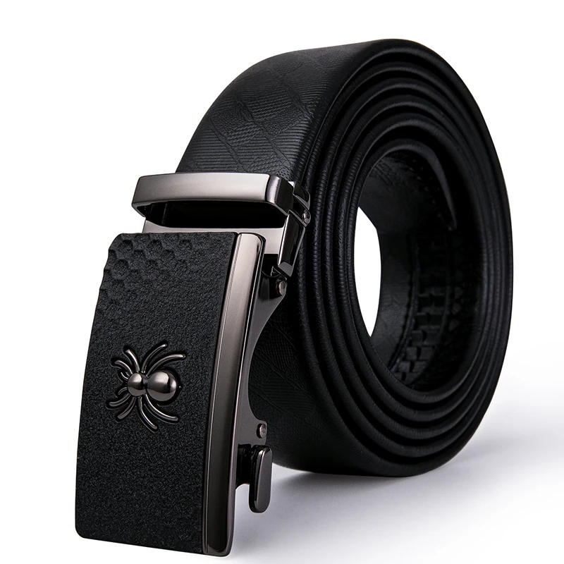 Hi-Tie Men's Business Automatic Belt Men Animal Designer Black Cowboy Jeans Leather Belt Strap Cowhide Real Leathe Ratchet Betls
Hi-Tie Men's Business Automatic Belt Men Animal Designer Black Cowboy Jeans Leather Belt Strap Cowhide Real Leathe Ratchet Betls