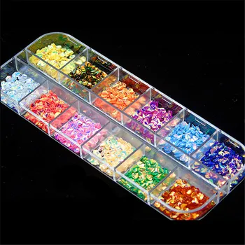 12pcs/box Diamond Flakes Steam Punk Nail Art Decorations Flake Glitter Diamond Rainbow Sequins DIY Polish UV Gel Accessoires
12pcs/box Diamond Flakes Steam Punk Nail Art Decorations Flake Glitter Diamond Rainbow Sequins DIY Polish UV Gel Accessoires