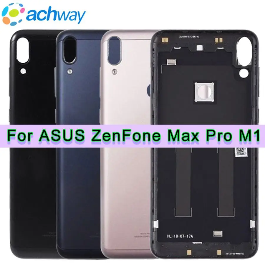 Metal Material For ASUS ZenFone Max Pro M1 ZB601KL ZB602KL Battery Cover Case Back Door Back Housing With Side Buttons (2)