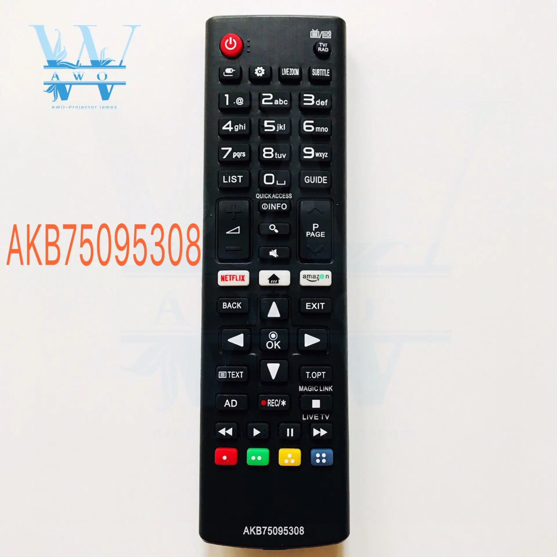 New niversal Remote Control AKB75095308 for LG TV 43UJ6309 49UJ6309 60UJ6309 65UJ6309 Smart Remote Controller
New niversal Remote Control AKB75095308 for LG TV 43UJ6309 49UJ6309 60UJ6309 65UJ6309 Smart Remote Controller