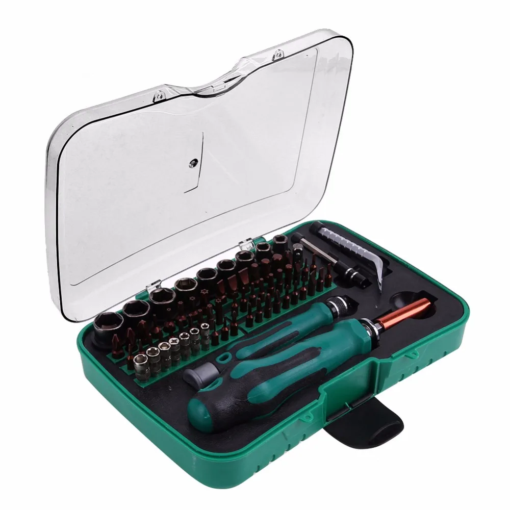 70 in 1 Torx Multifunctional Multi-purpose Precision Screwdriver Set Household Computer PC Mobile Phone Repair Tools Set Green
70 in 1 Torx Multifunctional Multi-purpose Precision Screwdriver Set Household Computer PC Mobile Phone Repair Tools Set Green